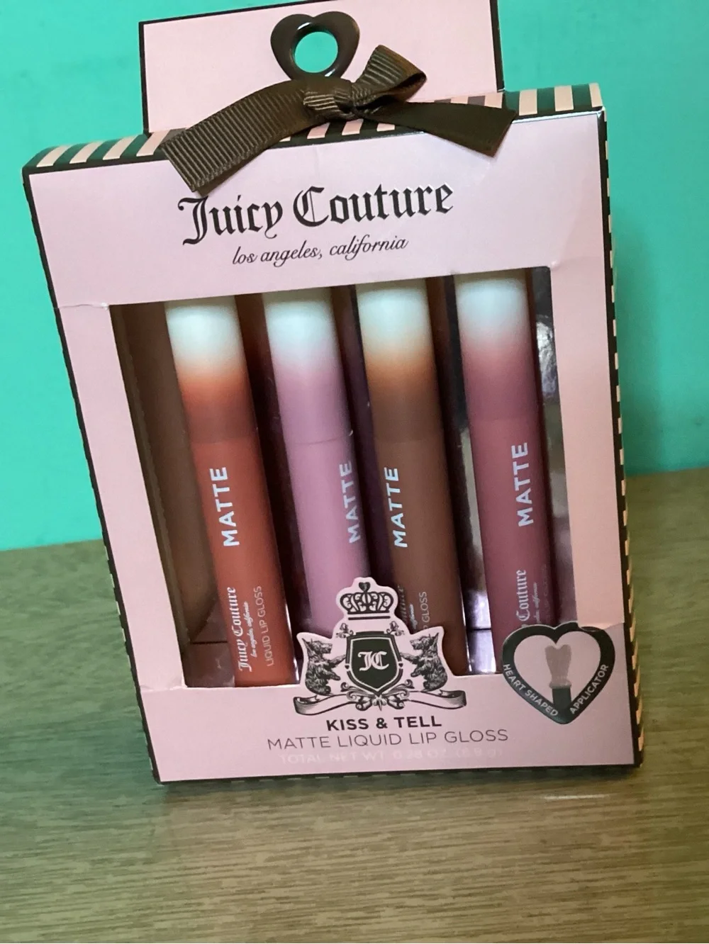 Juicy Couture Kiss & Tell Matte Liquid Lip Gloss New